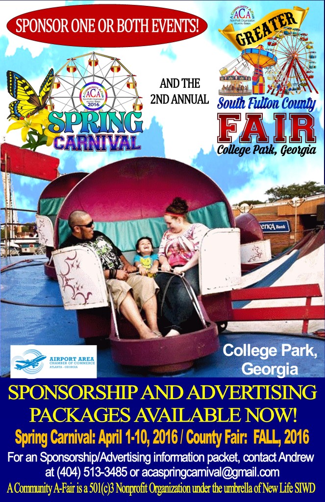 Spring Carnival and Greater South Fulton County Fair Information
